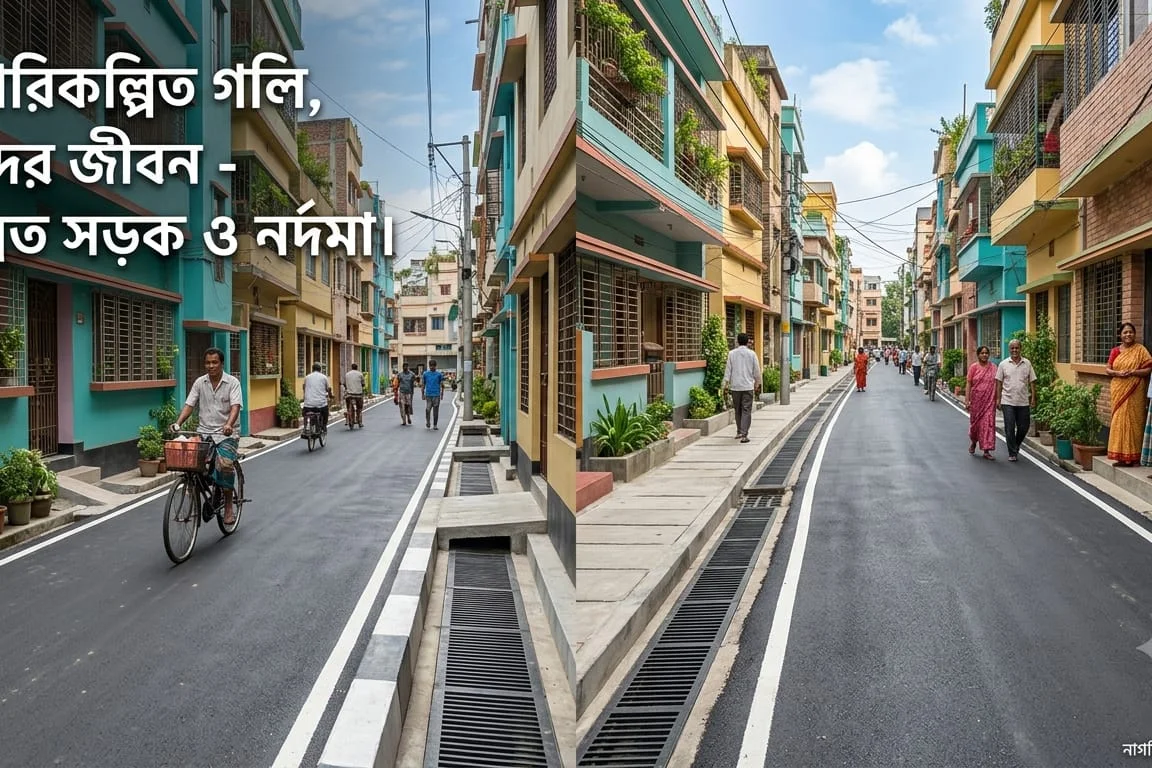 প্রতিটি গলির জন্য ভালো সড়ক ও নর্দমা