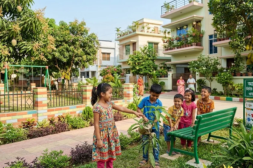 গাজীপুর ২৩ নং ওয়ার্ড  শিশুদের জন্য একটি পরিচ্ছন্ন, সবুজ ওয়ার্ড