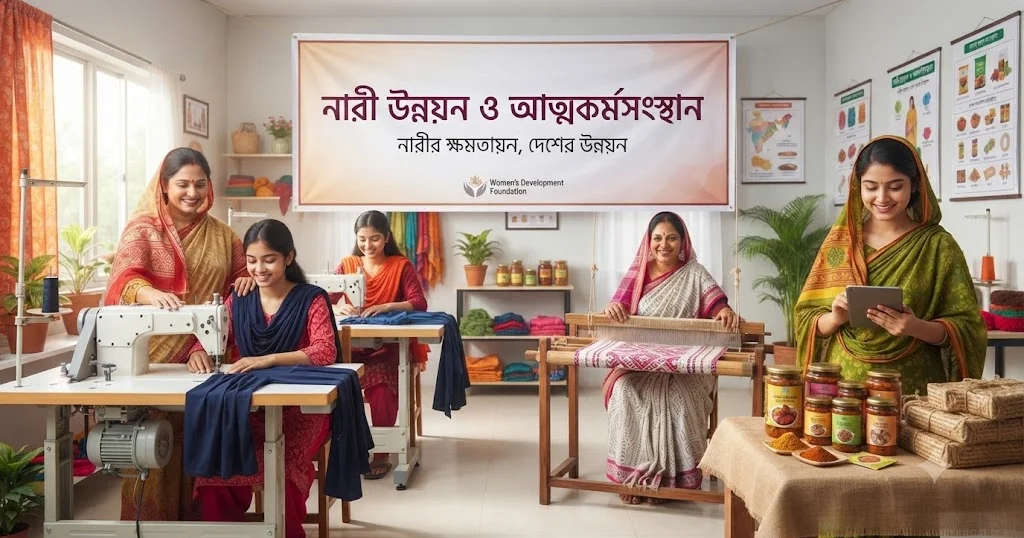 নারী উন্নয়ন ও আত্মকর্মসংস্থান সৃষ্টি